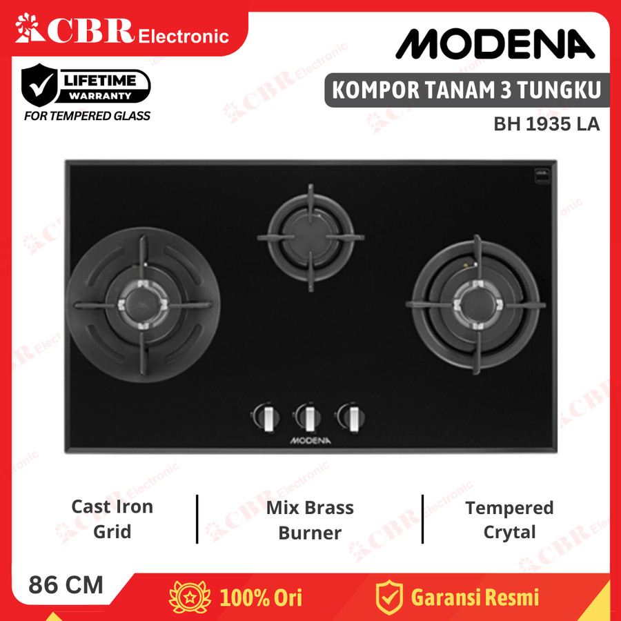 Kompor Tanam MODENA 3 Tungku BH 1735