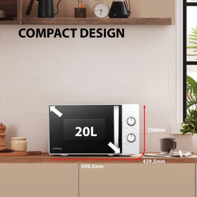 Microwave TOSHIBA MWP-MM20C(WH)-F / 20L (Solo)