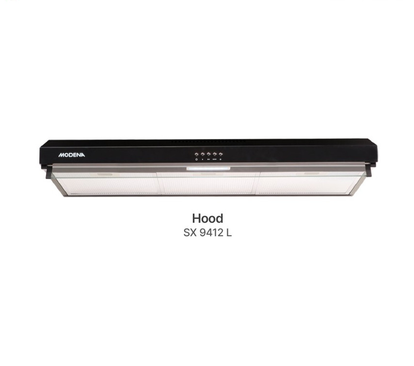 Cooker Hood / Penghisap Asap MODENA SX 9412L (Slim Hood) 90 cm