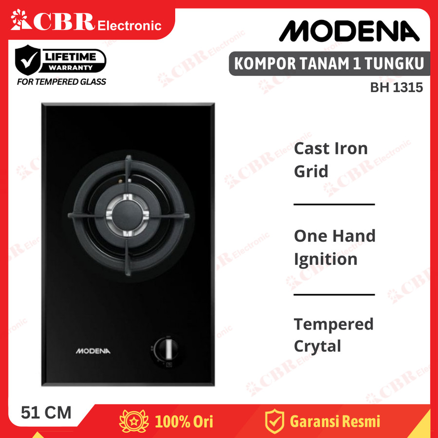 Kompor Tanam MODENA 1 Tungku BH 1315