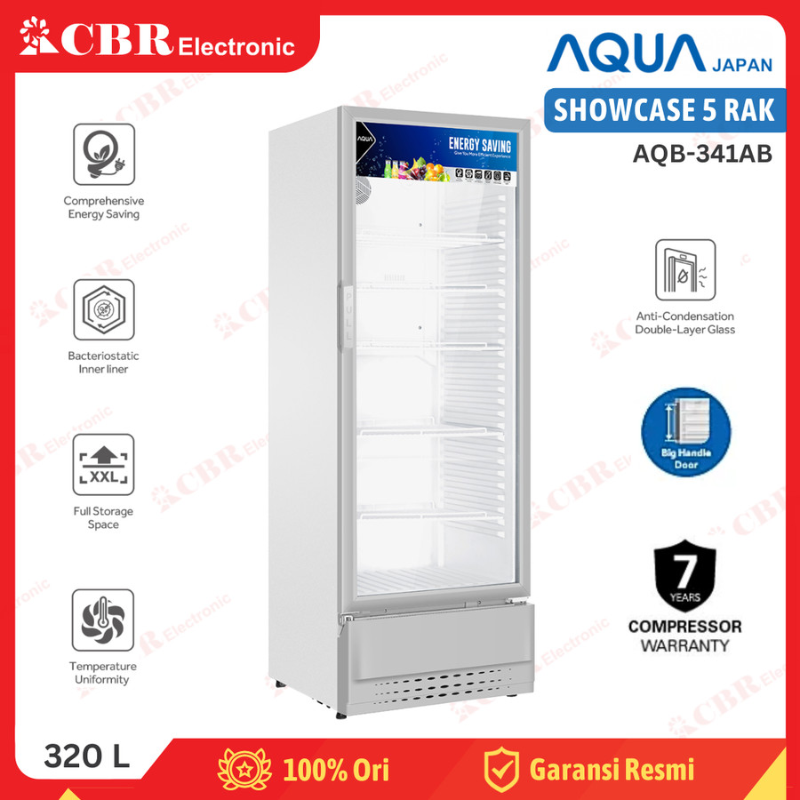 Showcase Display Cooler AQUA 5 Rak AQB-340AB