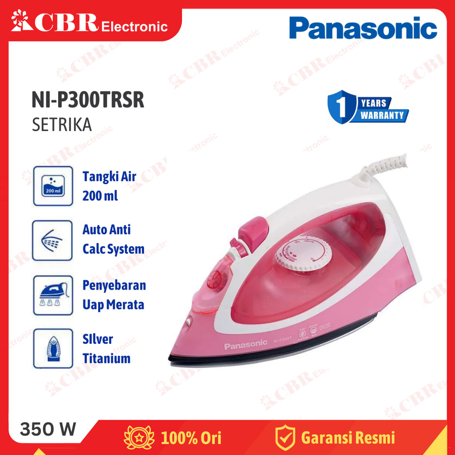 Setrika Kering PANASONIC NI-P300TRSR / NI-P300TASR
