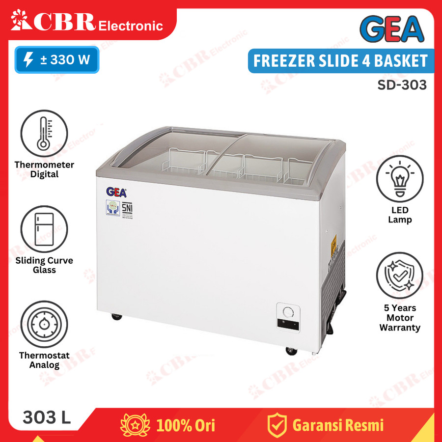 FREEZER SLIDE GEA SD-303 (Sliding Freezer) 303 L