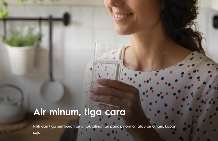 Water Dispenser ELECTROLUX Galon Bawah EQAXF01BXWI