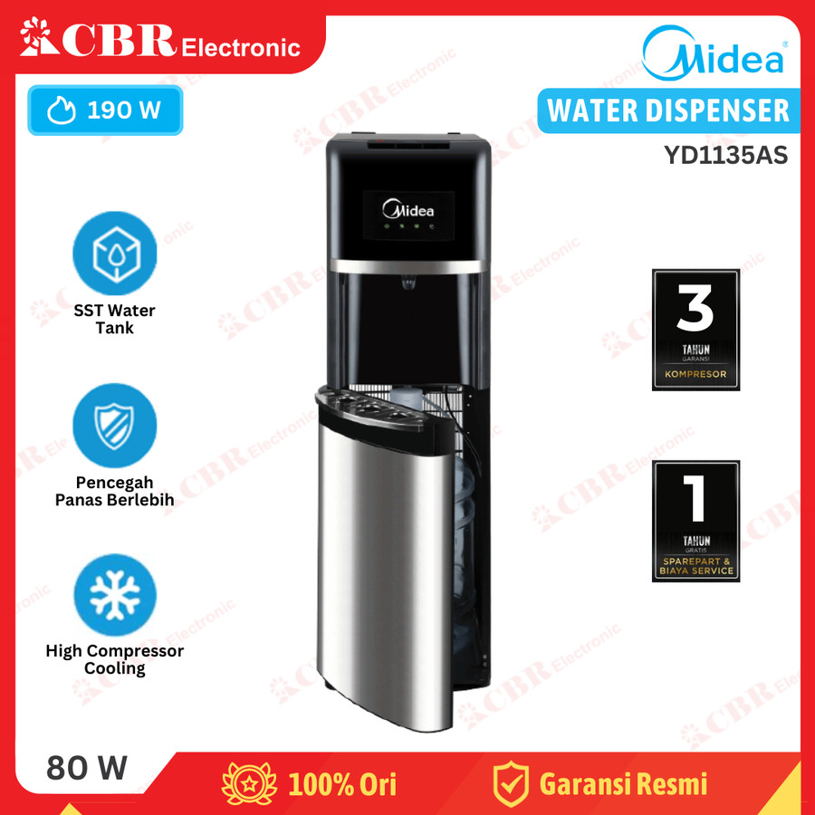 Water Dispenser MIDEA Galon Bawah YD1135AS