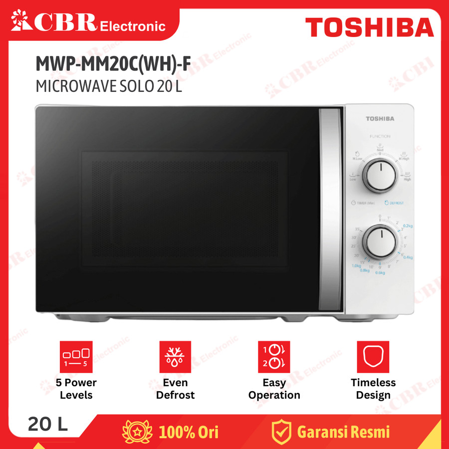 Microwave TOSHIBA MWP-MM20C(WH)-F / 20L (Solo)
