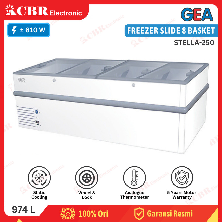 FREEZER SLIDE GEA STELLA-250 (Sliding Freezer) 974 L