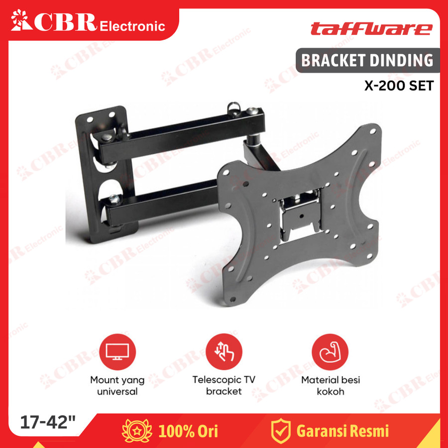 Bracket TV LED Taffware X-200 (Vesa) 17-42 Inch