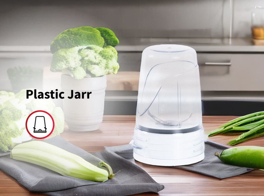 Blender SHARP EM-151P-WH (1.5L / Plastik / Dry Mill)