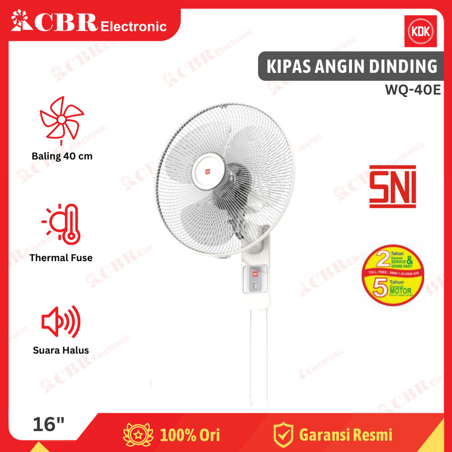 Kipas Angin KDK / WQ-40E (Dinding)
