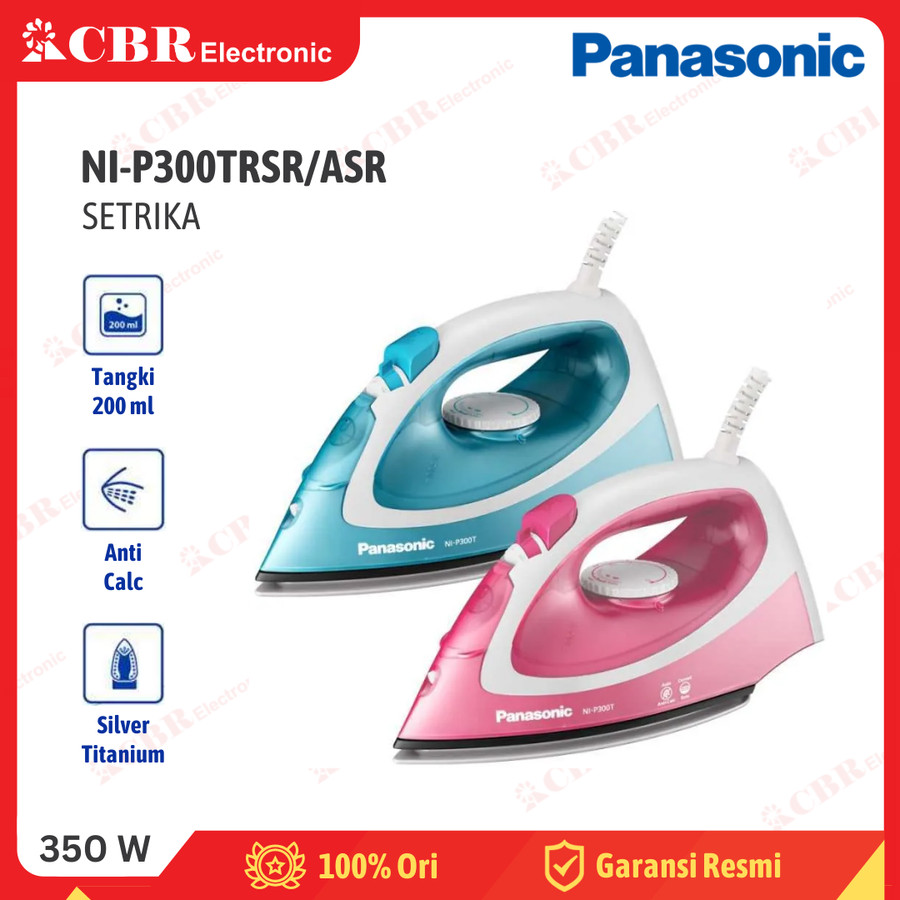 Setrika Kering PANASONIC NI-P300TRSR / NI-P300TASR 