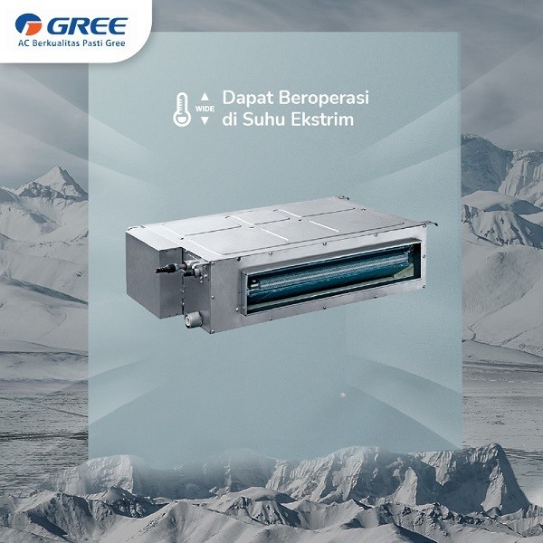 AC Ceiling Conceal GREE 2 PK GU50PS/A-K (Wired) R-410A / (Batam)