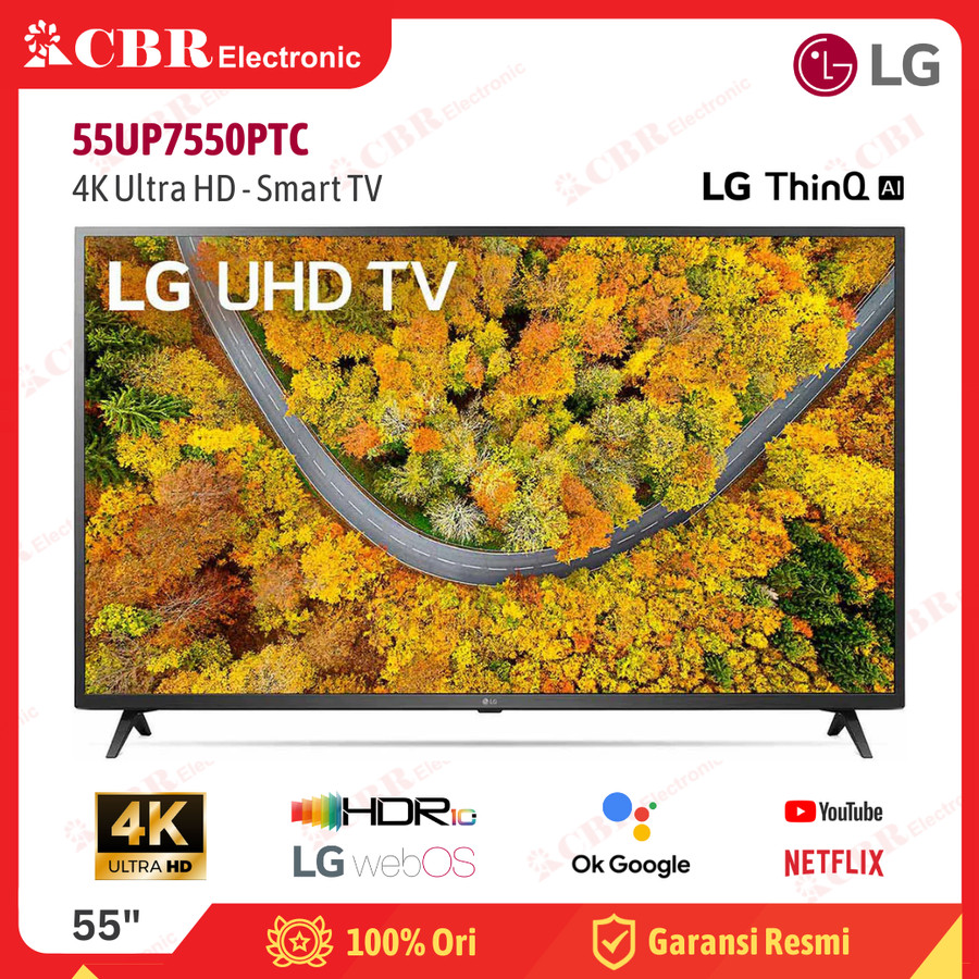 TV LG 55 Inch LED 55UP7550PTC (4K UHD-Smart TV)