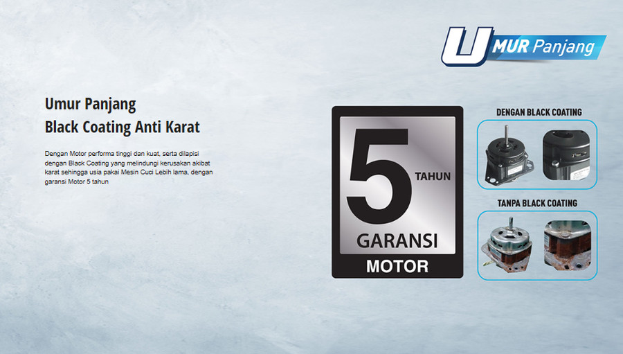 Mesin Cuci PANASONIC 2 Tabung 12.5 Kg NA-W125FCV1V