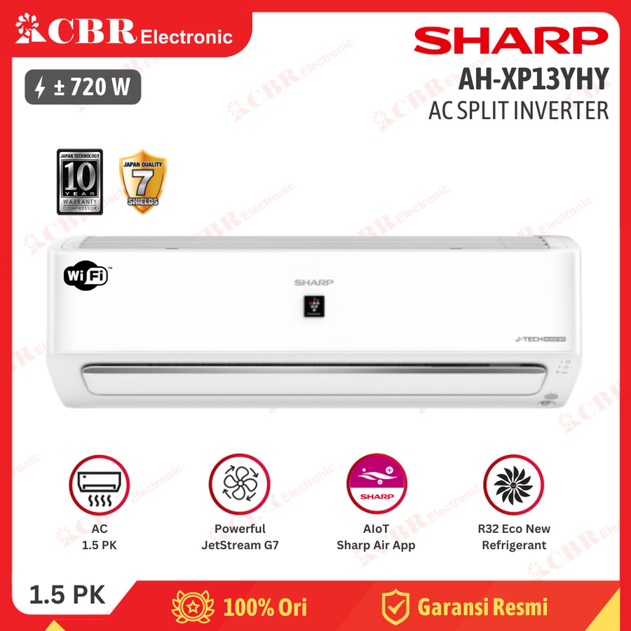 Jual Ac Split Sharp Inverter Pk Ah Xp Yhy Wifi Plasmacluster R