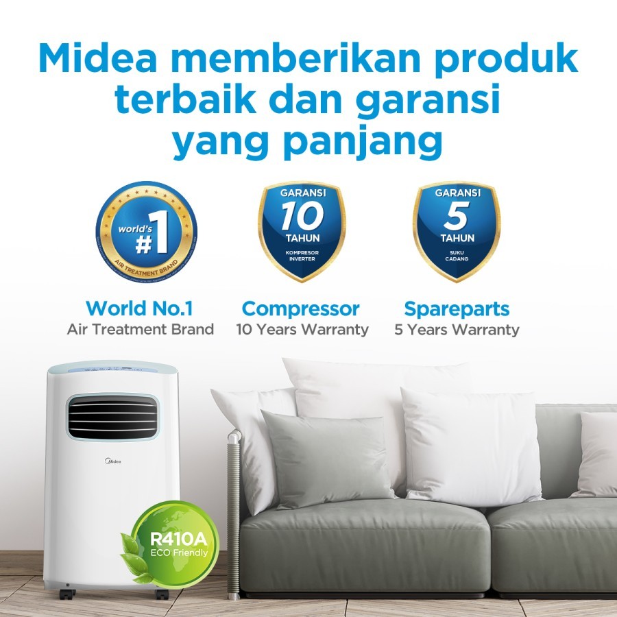 AC Portable MIDEA 1.5 PK MPF2-12CRN1