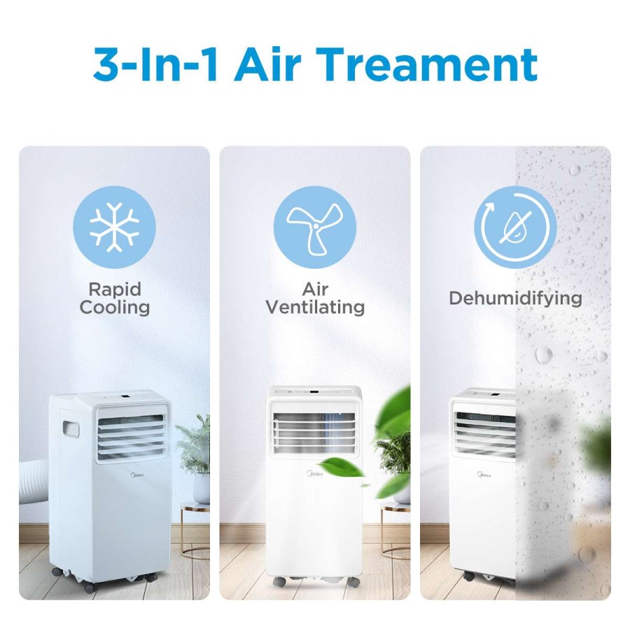 AC Portable MIDEA 1/2 PK (0.5 PK) MPHA-05CRN7