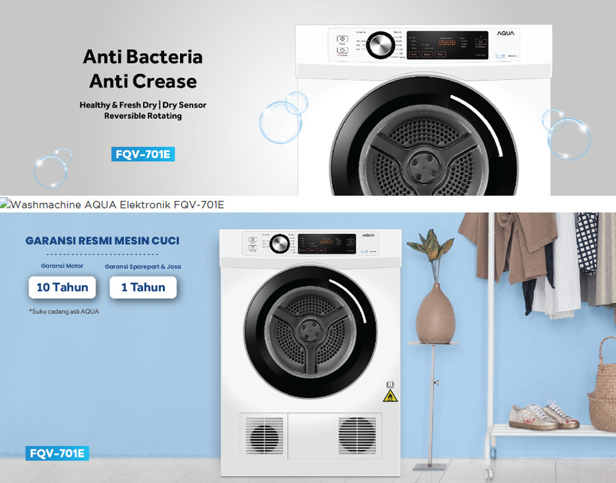 Dryer AQUA 7 Kg FQV-701E