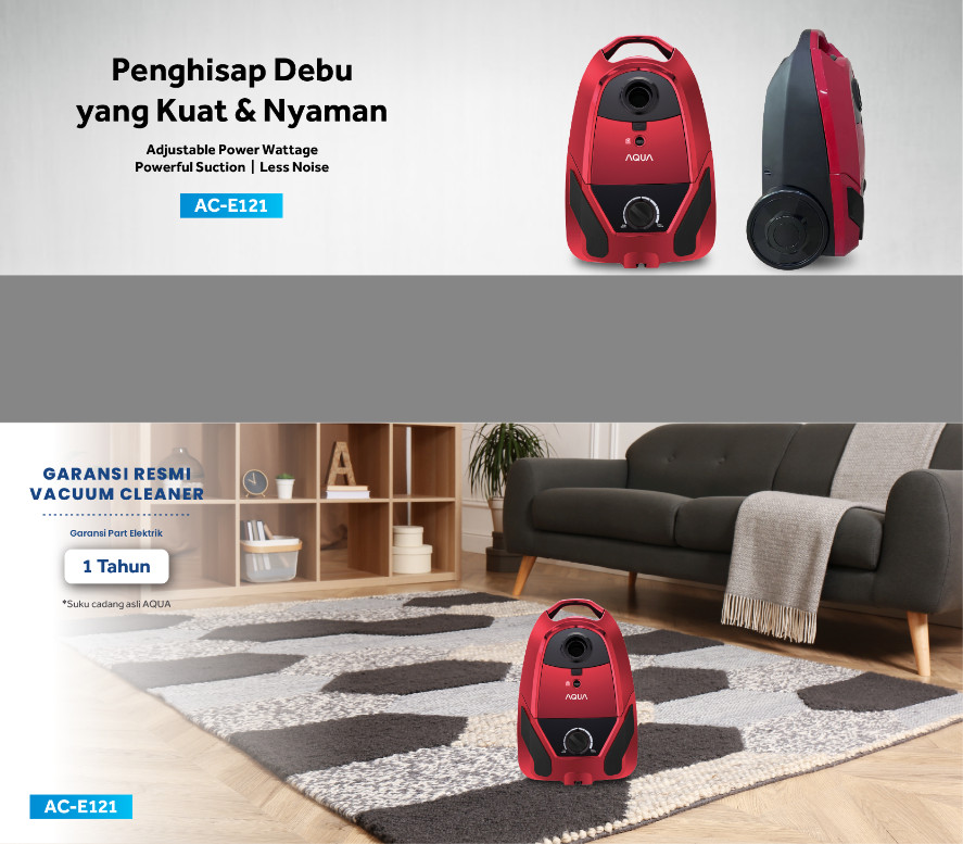 Vacuum Cleaner AQUA AC-E121 (3.5L / Dry)