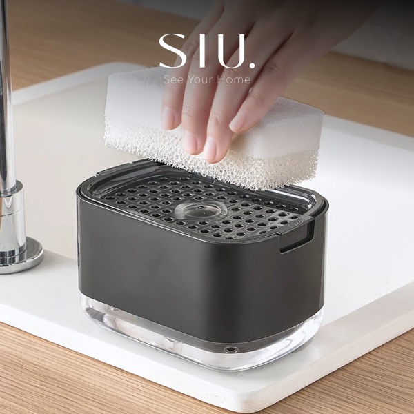 Pump Kitchen Soap Dispenser - Tempat Sabun Cuci Piring FREE Sponge