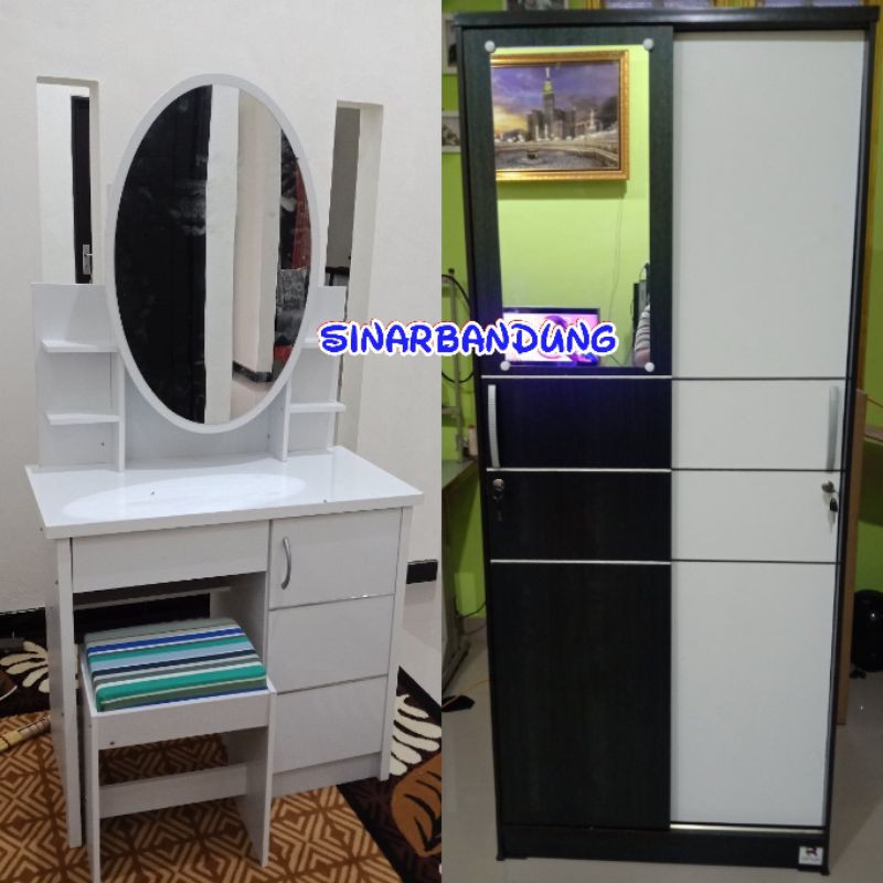 Kamar Set Lemari Sliding dan Meja RIas Sliding