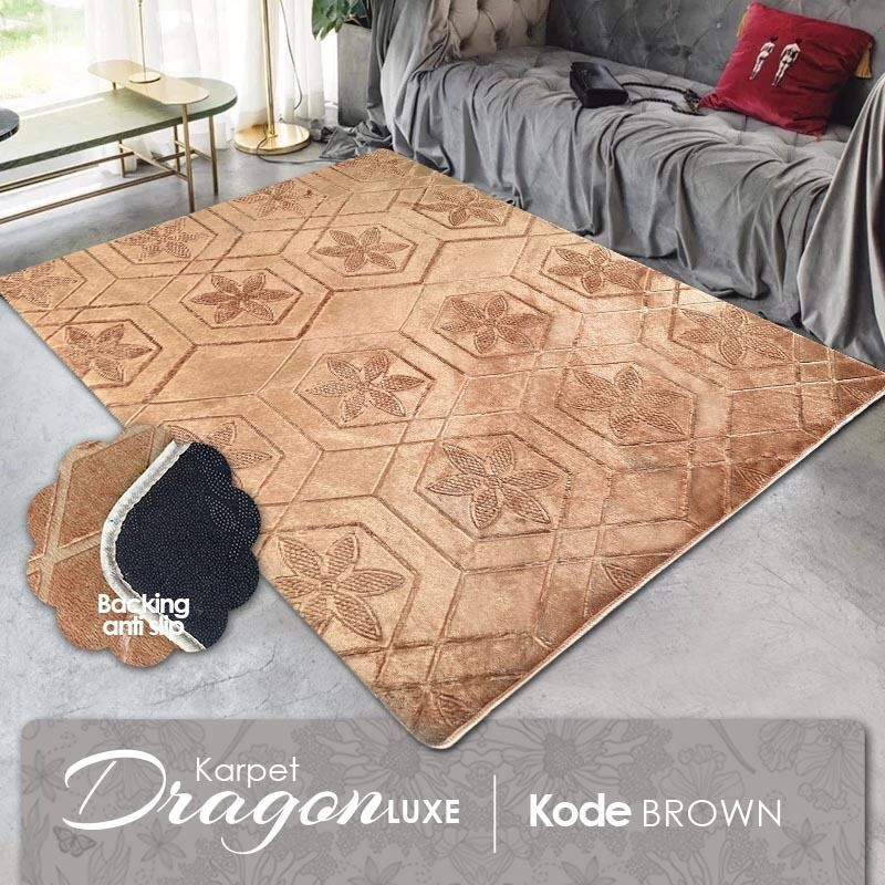 Karpet Bulu Rasfur LUXE Premium Size 120x180 180x200