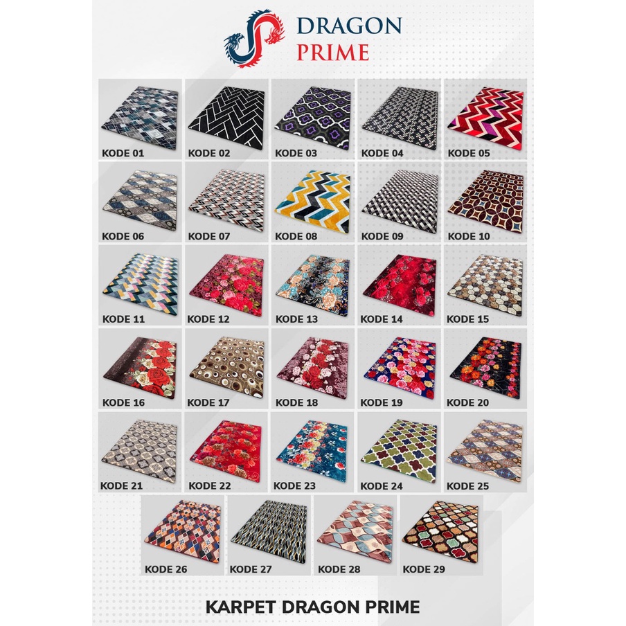 Karpet Lantai Malaysia Size 190x220 Tebal 2cm Anti Slip