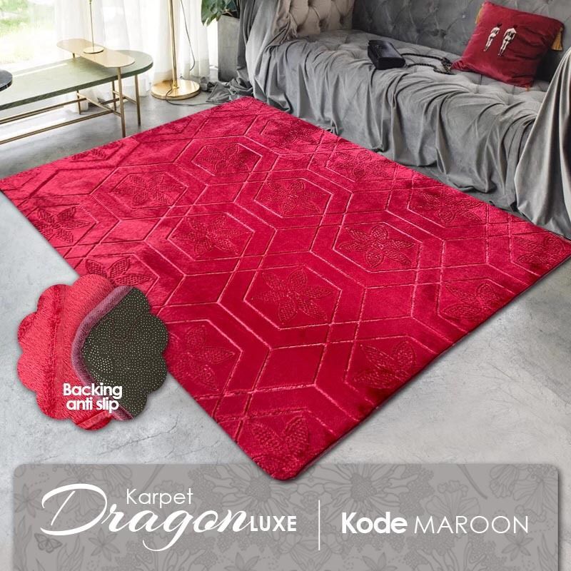 Karpet Bulu Rasfur LUXE Premium Size 120x180 180x200