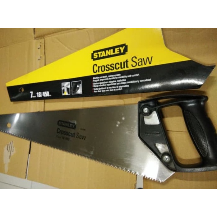 Jual Stanley Gergaji Kayu 18 Inch Crosscut Saw Plastic Handle 18 20 080 Renos