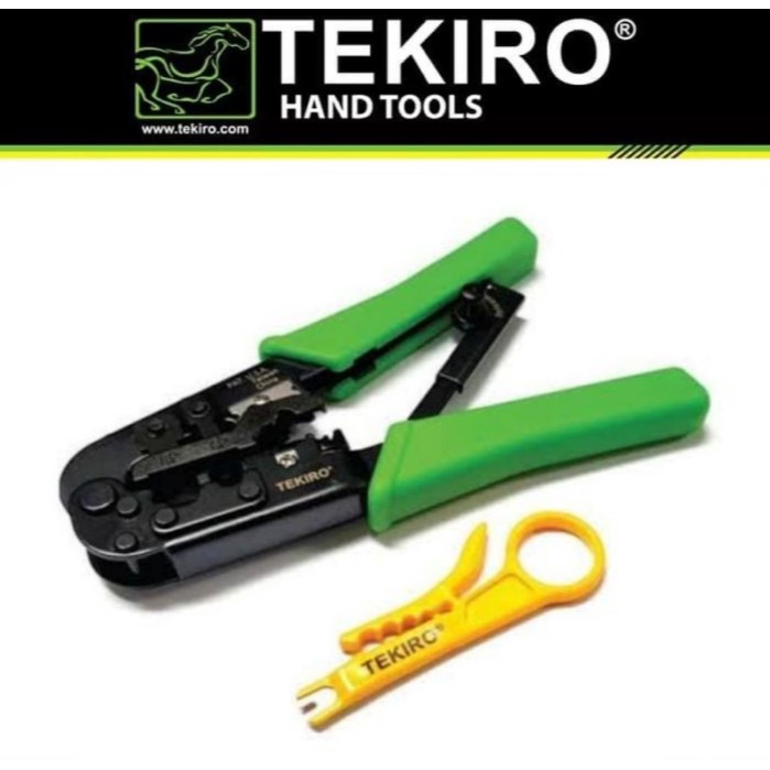 Jual Tekiro Plug Crimping In Tang Krimping Kupas Kabel Lan Pl Pc Cutter Rj