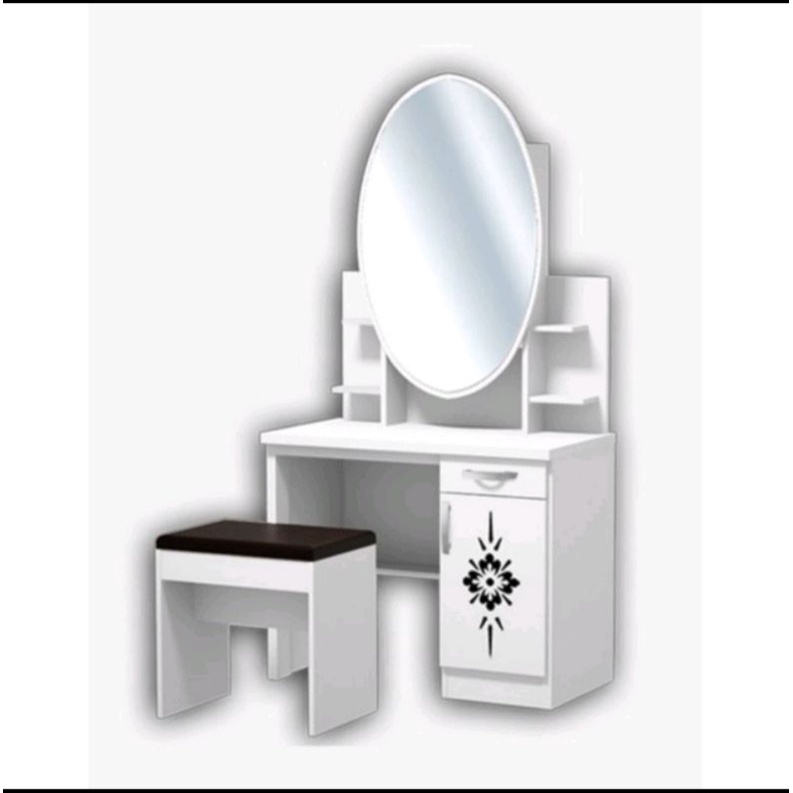 Jual Meja Rias Minimalis Kaca Sliding | Renos