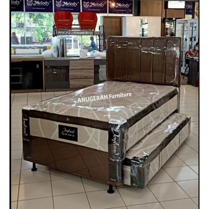 Jual Spring bed 2in1 Sorong Joyland Silver 90/ 100/ 120/ 140 Renos