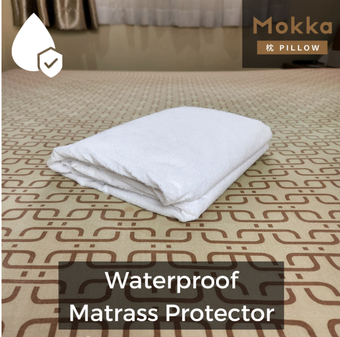 Mattress Protector Waterproof Mokka