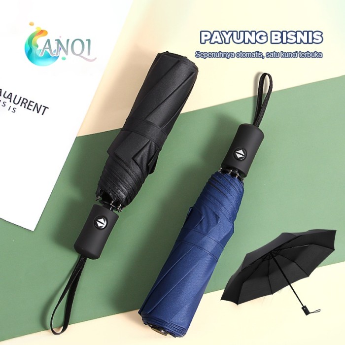 ANQI SHOP Payung Lipat Premium Otomatis Anti Sinar UV Matahari Panas