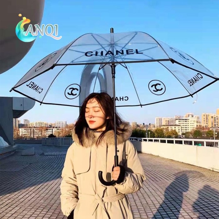 ANQI SHOP Payung Transparan Bening 