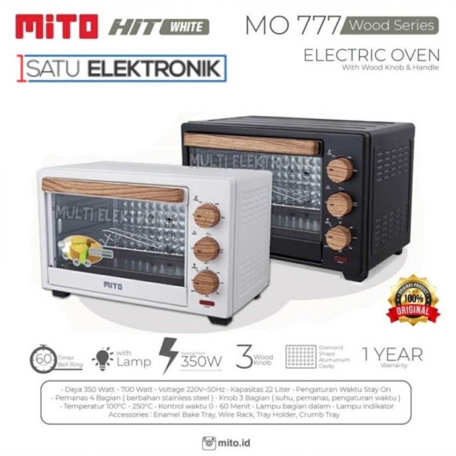 Jual Oven Listrik Mito Mo Hit Kapasitas L