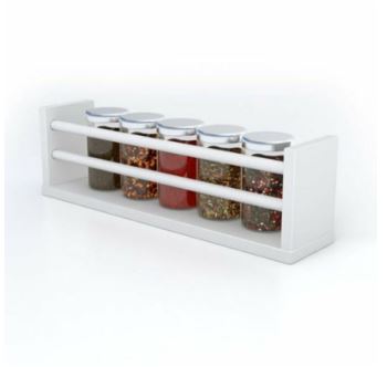 TwinsJ. 2 pcs Rak dinding Serbaguna. Rak gantung. Rak multifungsi. Tempat bumbu. Tempat buku. Tempat sabun. HPL
