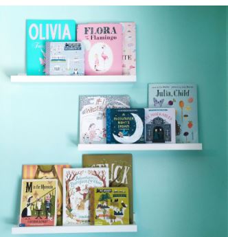 TwinsJ | 3 Pcs Rak Buku Anak / Rak Buku Model J / Rak Dinding / HPL. Premium Quality