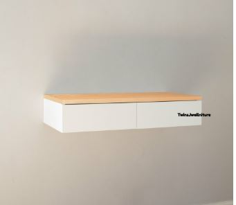 TwinsJ Wallniture Meja Rias Ambalan Laci 6020