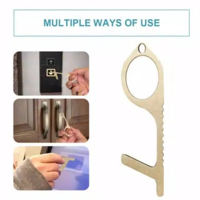SAFEKEY HAND TOOL - PERANGKAT ANTI BAKTERI - DOOR OPENER