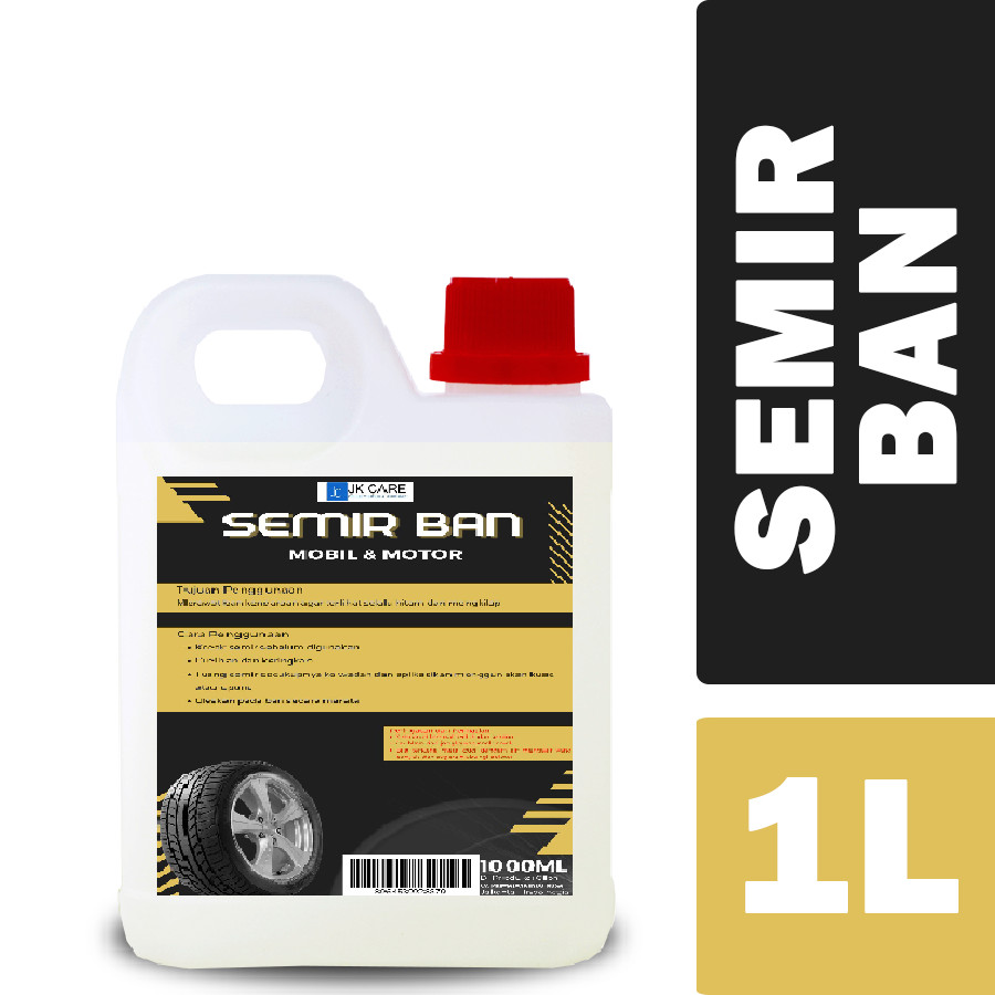 Semir Ban PREMIUM Pengkilap Ban & Penghitam Ban Mobil Motor 1 Liter