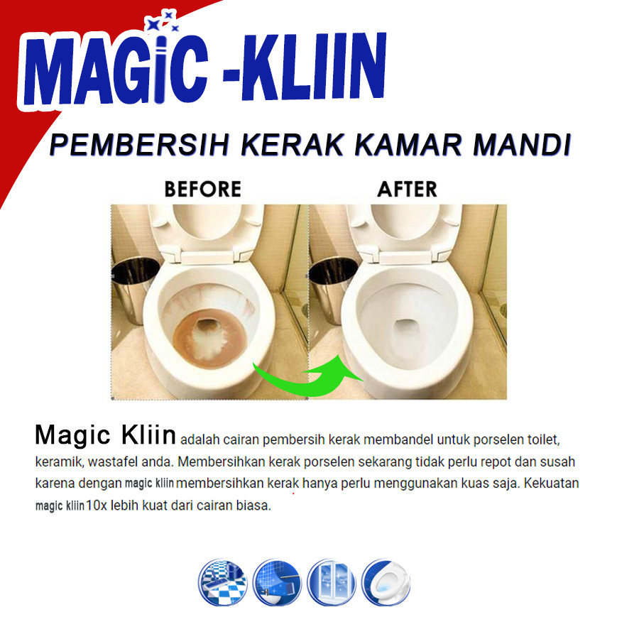 Pembersih toilet dan kamar mandi 1000ml untuk WC/TOILET