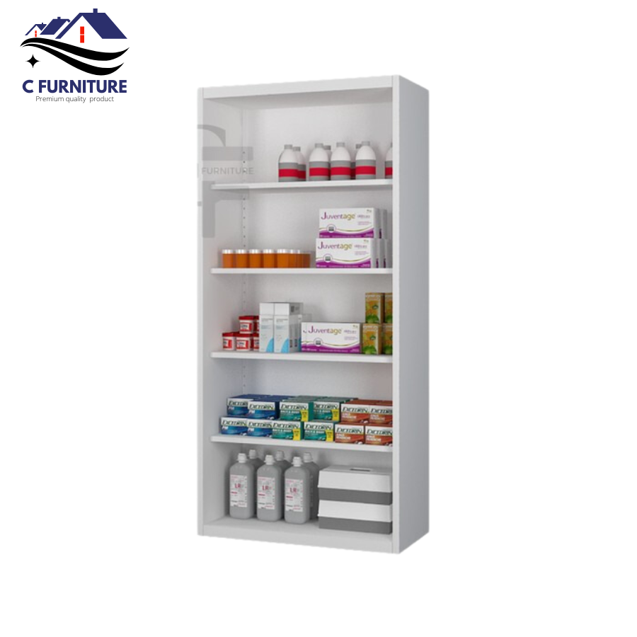 SHUMO® Lemari Obat Kaca Besi Rumah Sakit |Kabinet klinik Medicine P3K