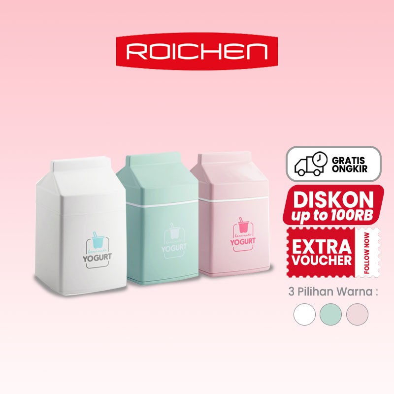 Roichen Home Made Yogurt Maker 900 ml - Alat Pembuat Yogurt