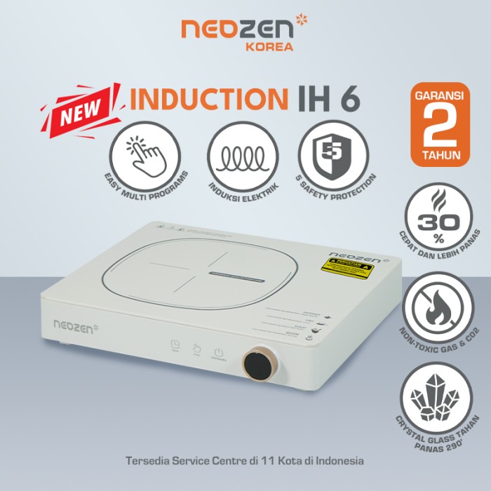 Neozem Smart Induction Stove Ivory Nz-IH6