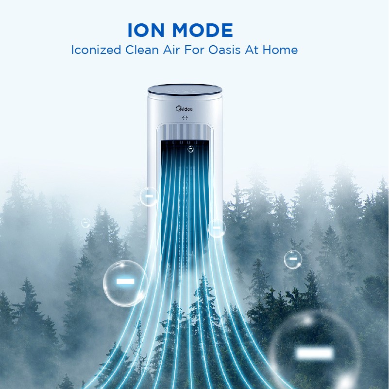 Midea 3-in-1 Evaporative Air Cooler - MAC-400R0-APW - Ionizer