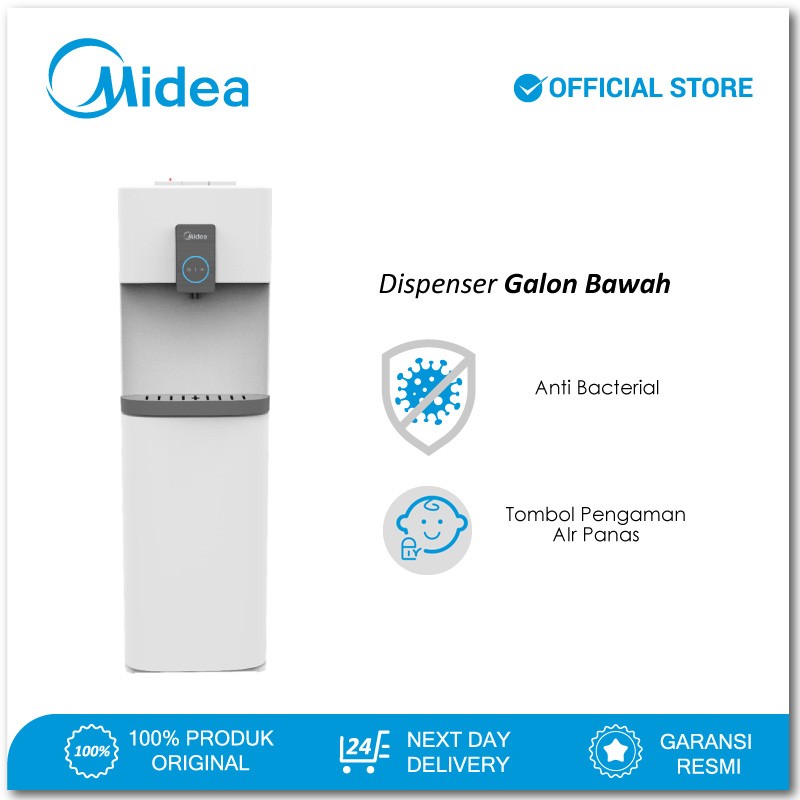 Midea Water Dispenser - YL2036S - Food Grade Material and Unique Light