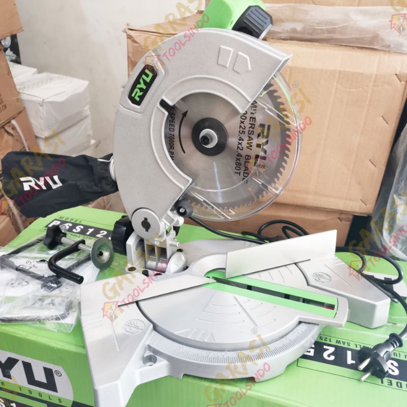 Jual Ryu Mitter Saw Rms Mesin Miter Saw Inch Mesin Potong Aluminium Kayu Mittersaw