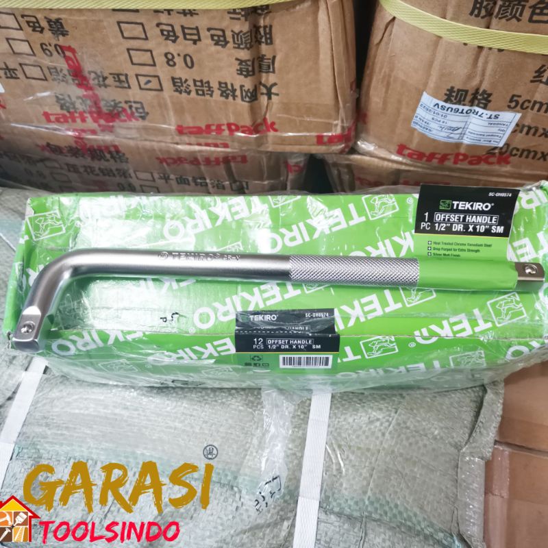 Jual TEKIRO GAGANG KUNCI SOK L 1 2 X 10 Inch Gagang Sok Offset Handle Socket