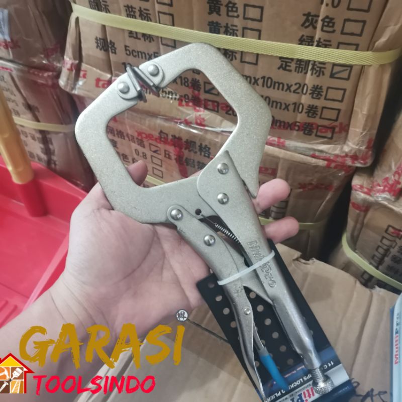 Jual Multipro Tang C Inch Clamp Model C Locking Plier Tang Jepit Catok